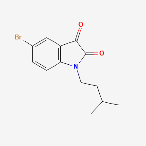 5-bromo-1-(3-methylbutyl)-1H-indole-2,3-dione