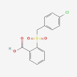 2-[(4-Chlorobenzyl)sulfonyl]benzoic acid