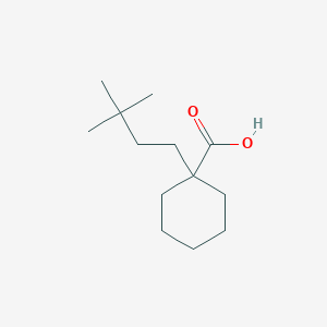 molecular formula C13H24O2 B2441909 1-(3,3-Dimethylbutyl)cyclohexane-1-carboxylic acid CAS No. 1344055-91-9