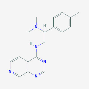 N,N-Dimethyl-1-(4-methylphenyl)-N'-pyrido[3,4-d]pyrimidin-4-ylethane-1,2-diamine