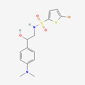 5-bromo-N-(2-(4-(dimethylamino)phenyl)-2-hydroxyethyl)thiophene-2-sulfonamide