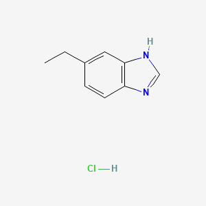 molecular formula C9H11ClN2 B2441933 5-ethyl-1H-1,3-benzodiazole hydrochloride CAS No. 1423031-05-3