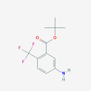 molecular formula C12H14F3NO2 B2441949 tert-Butyl 5-amino-2-(trifluoromethyl)benzoate CAS No. 2248290-87-9