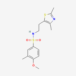 N-[2-(2,4-dimethyl-1,3-thiazol-5-yl)ethyl]-4-methoxy-3-methylbenzenesulfonamide