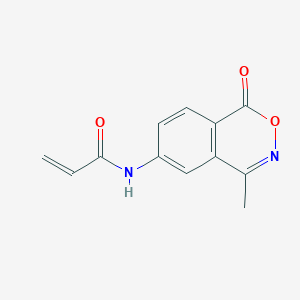 molecular formula C12H10N2O3 B2441963 N-(4-Methyl-1-oxo-2,3-benzoxazin-6-yl)prop-2-enamide CAS No. 2305406-82-8