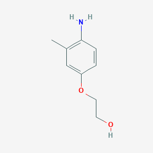 molecular formula C9H13NO2 B2441966 2-(4-Amino-3-methylphenoxy)ethan-1-ol CAS No. 103790-50-7