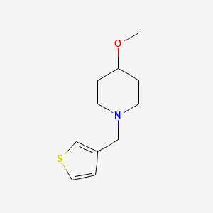 4-Methoxy-1-(thiophen-3-ylmethyl)piperidine