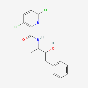 molecular formula C16H16Cl2N2O2 B2442005 3,6-dichloro-N-(3-hydroxy-4-phenylbutan-2-yl)pyridine-2-carboxamide CAS No. 1424443-29-7