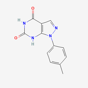 1-(4-Methylphenyl)pyrazolo[5,4-d]pyrimidine-4,6-diol
