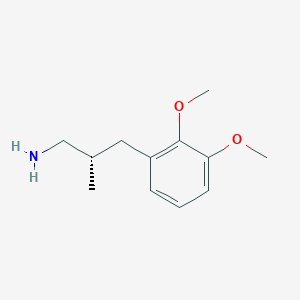 molecular formula C12H19NO2 B2442028 (2S)-3-(2,3-Dimethoxyphenyl)-2-methylpropan-1-amine CAS No. 2248172-65-6