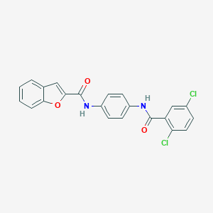 N-{4-[(2,5-dichlorobenzoyl)amino]phenyl}-1-benzofuran-2-carboxamide