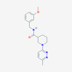 molecular formula C19H24N4O2 B2442068 N-(3-methoxybenzyl)-1-(6-methylpyridazin-3-yl)piperidine-3-carboxamide CAS No. 2309706-28-1