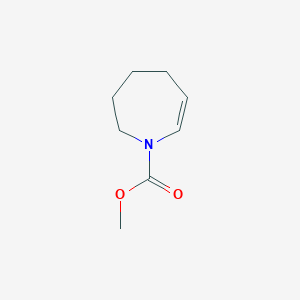 molecular formula C8H13NO2 B2442075 2,3,4,5-Tetrahydro-1H-azepine-1-carboxylic acid methyl ester CAS No. 106375-89-7