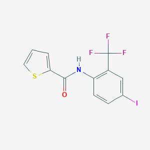 N-[4-iodo-2-(trifluoromethyl)phenyl]thiophene-2-carboxamide