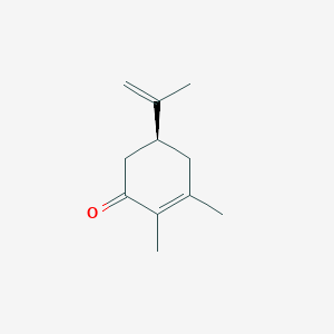 (5S)-2,3-dimethyl-5-(prop-1-en-2-yl)cyclohex-2-en-1-one