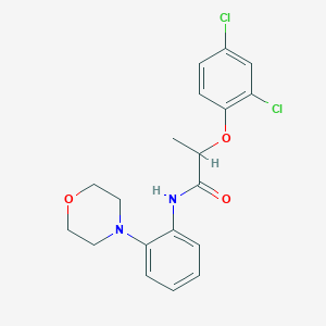 2-(2,4-dichlorophenoxy)-N-[2-(4-morpholinyl)phenyl]propanamide