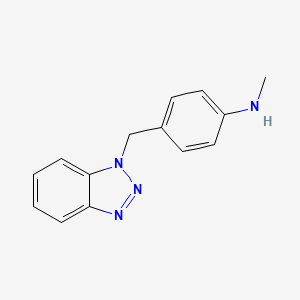 4-(benzotriazol-1-ylmethyl)-N-methylaniline