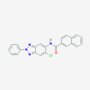 N-(6-chloro-2-phenyl-2H-1,2,3-benzotriazol-5-yl)-2-naphthamide