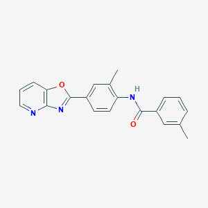 3-methyl-N-(2-methyl-4-[1,3]oxazolo[4,5-b]pyridin-2-ylphenyl)benzamide