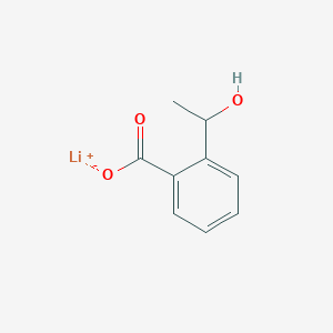 molecular formula C9H9LiO3 B2442356 锂(1+)离子2-(1-羟乙基)苯甲酸酯 CAS No. 1909348-16-8