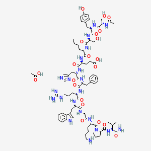 molecular formula C80H115N21O21 B2442363 美拉诺坦-1 CAS No. 1566590-77-9
