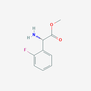 B2442437 Methyl (2S)-2-amino-2-(2-fluorophenyl)acetate CAS No. 1213966-01-8