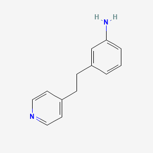molecular formula C13H14N2 B2442454 3-(2-Pyridin-4-yl-ethyl)-phenylamine CAS No. 388627-91-6