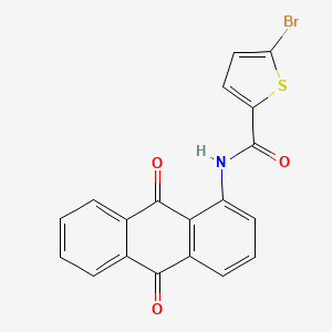 5-bromo-N-(9,10-dioxo-9,10-dihydroanthracen-1-yl)thiophene-2-carboxamide
