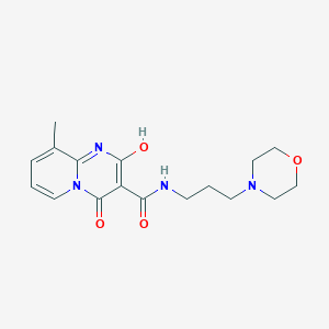 2-hydroxy-9-methyl-N-(3-morpholinopropyl)-4-oxo-4H-pyrido[1,2-a]pyrimidine-3-carboxamide