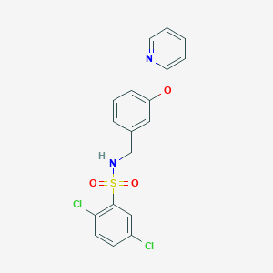 2,5-dichloro-N-(3-(pyridin-2-yloxy)benzyl)benzenesulfonamide