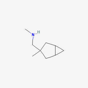 molecular formula C9H17N B2442564 N-Methyl-1-(3-methyl-3-bicyclo[3.1.0]hexanyl)methanamine CAS No. 1506915-69-0