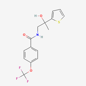 N-(2-hydroxy-2-(thiophen-2-yl)propyl)-4-(trifluoromethoxy)benzamide
