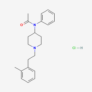 N-[1-[2-(2-methylphenyl)ethyl]-4-piperidinyl]-N-phenyl-acetamide,monohydrochloride