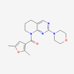 (2,5-dimethylfuran-3-yl)(2-morpholino-6,7-dihydropyrido[2,3-d]pyrimidin-8(5H)-yl)methanone