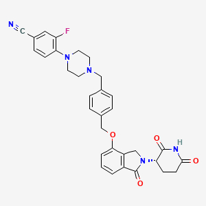 molecular formula C32H30FN5O4 B2442610 Mezigdomide CAS No. 2259648-80-9