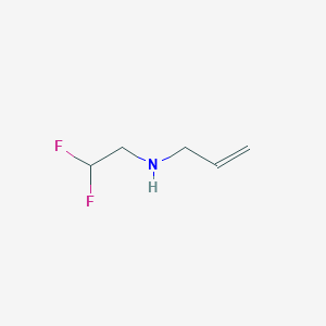 N-(2,2-difluoroethyl)prop-2-en-1-amine