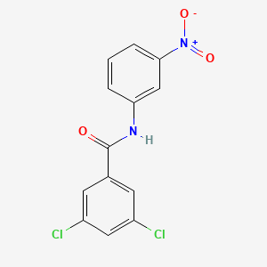 molecular formula C13H8Cl2N2O3 B2442654 3,5-二氯-N-(3-硝基苯基)苯甲酰胺 CAS No. 478048-22-5