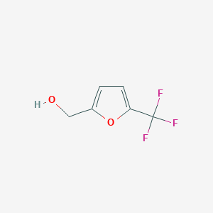 molecular formula C6H5F3O2 B2442667 [5-(Trifluoromethyl)-2-furyl]methanol CAS No. 6006-82-2; 65865-28-3