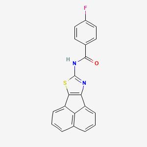 N-(acenaphtho[1,2-d]thiazol-8-yl)-4-fluorobenzamide