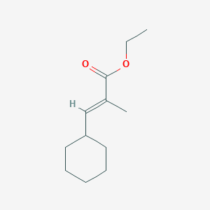 molecular formula C12H20O2 B2442674 3-环己基-2-甲基丙-2-烯酸乙酯 CAS No. 115901-78-5