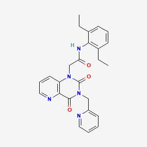 N-(2,6-diethylphenyl)-2-(2,4-dioxo-3-(pyridin-2-ylmethyl)-3,4-dihydropyrido[3,2-d]pyrimidin-1(2H)-yl)acetamide