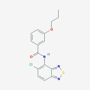 N-(5-chloro-2,1,3-benzothiadiazol-4-yl)-3-propoxybenzamide