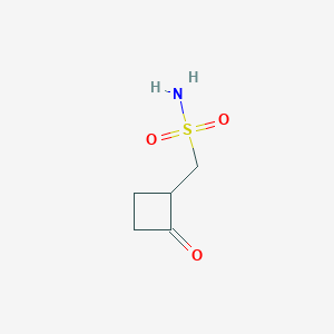 molecular formula C5H9NO3S B2442717 (2-氧代环丁基)甲磺酰胺 CAS No. 2445786-46-7