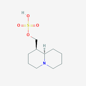 ((1R,9aR)-octahydro-1H-quinolizin-1-yl)methyl hydrogen sulfate