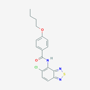 4-butoxy-N-(5-chloro-2,1,3-benzothiadiazol-4-yl)benzamide