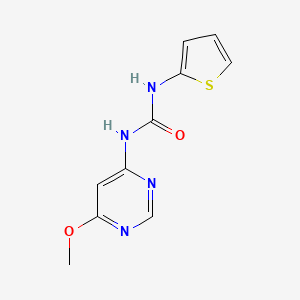 1-(6-Methoxypyrimidin-4-yl)-3-(thiophen-2-yl)urea