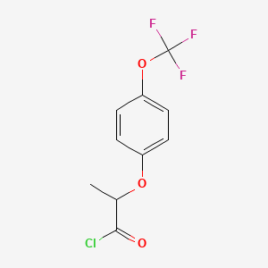 2-(4-(Trifluoromethoxy)phenoxy)propanoyl chloride