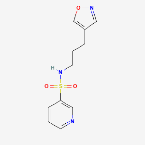 N-(3-(isoxazol-4-yl)propyl)pyridine-3-sulfonamide
