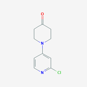 1-(2-Chloropyridin-4-yl)piperidin-4-one