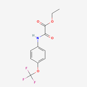 Ethyl 2-oxo-2-[4-(trifluoromethoxy)anilino]acetate